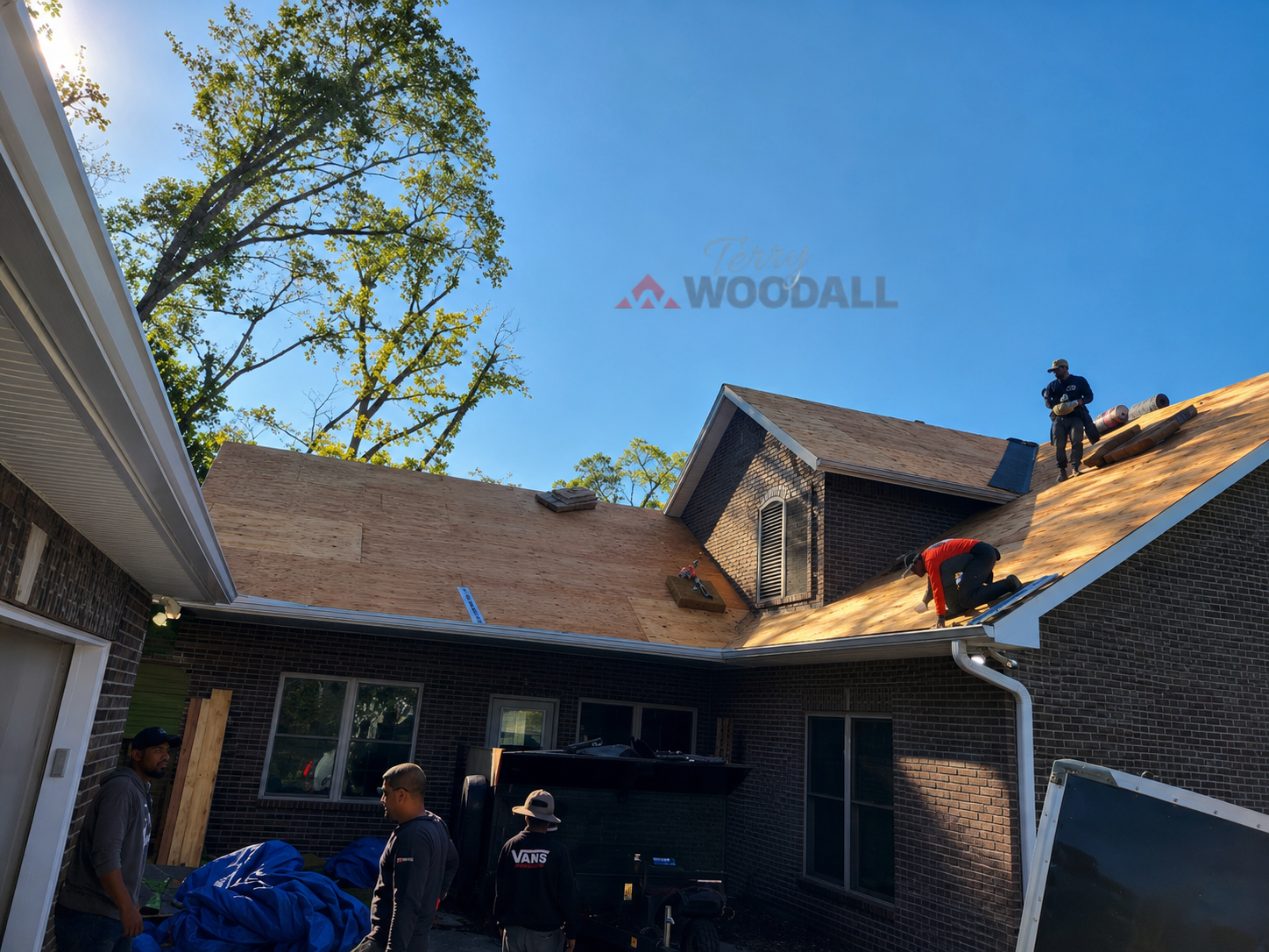 Seamless Gutter Installation — Kingston Springs, TN, completed by Terry Woodall Roofing