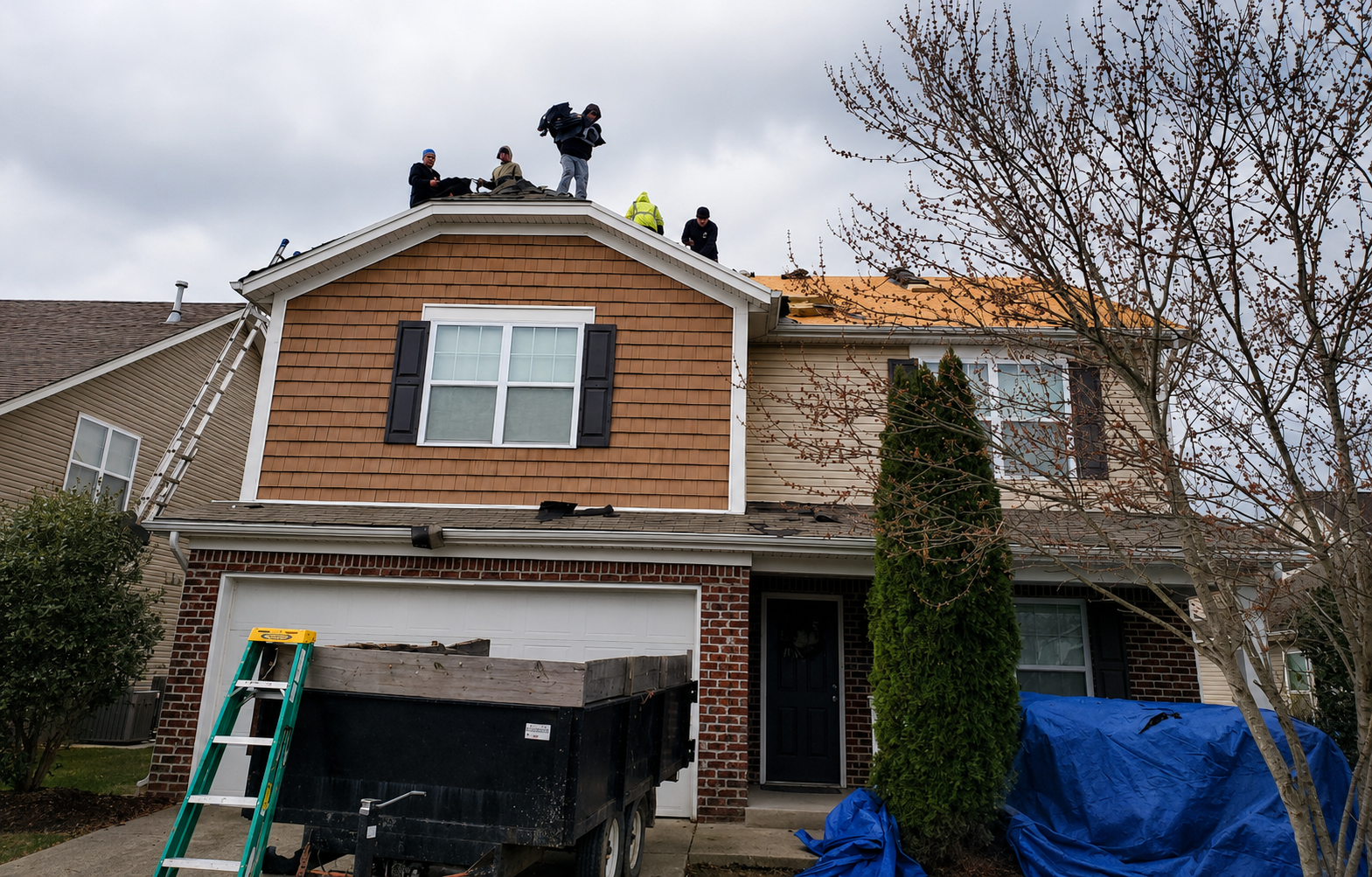 How to Spot Storm & Hail Damage on a Middle Tennessee Shingle Roof