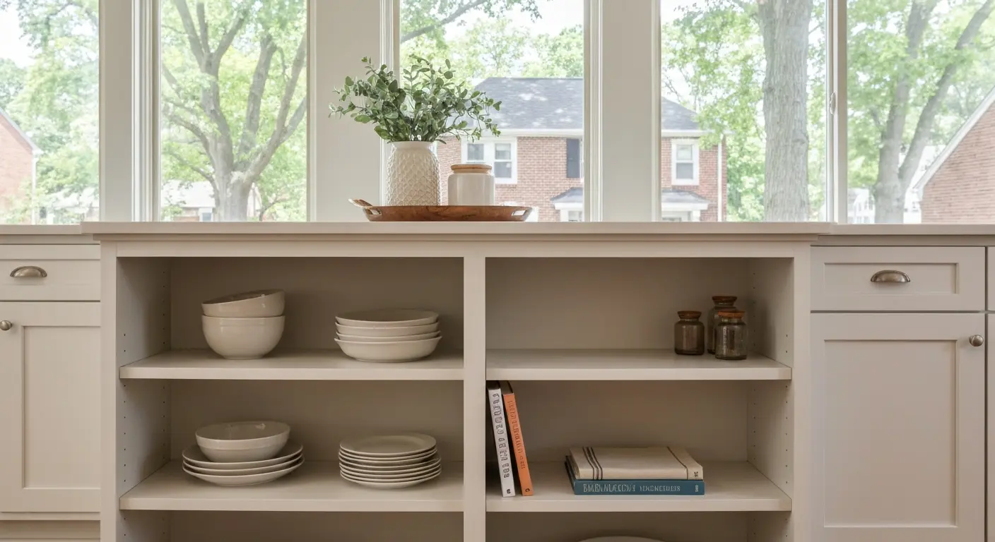 Custom cabinet kitchen island