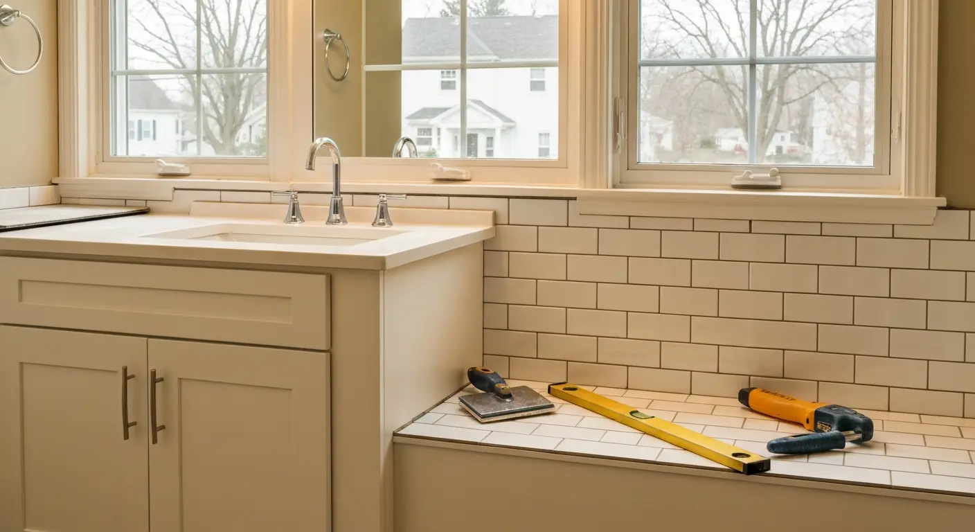 Bathroom remodeling project