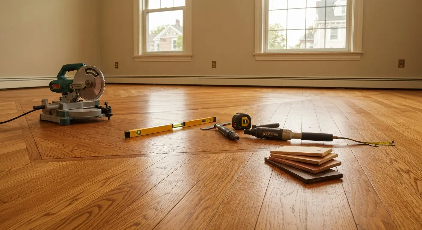 Solid hardwood installation