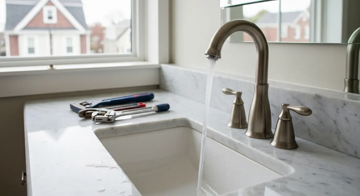 Faucet and hardware installation