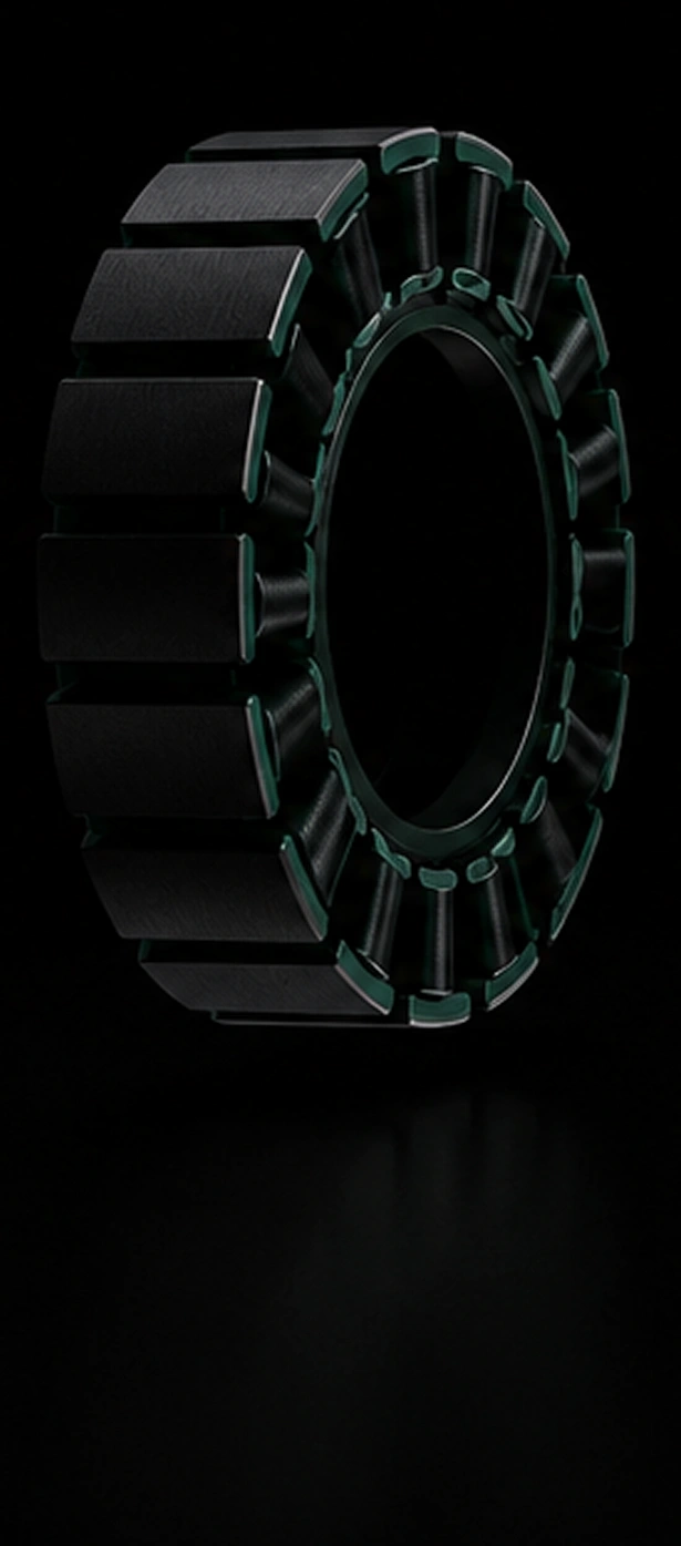 Motor stator core