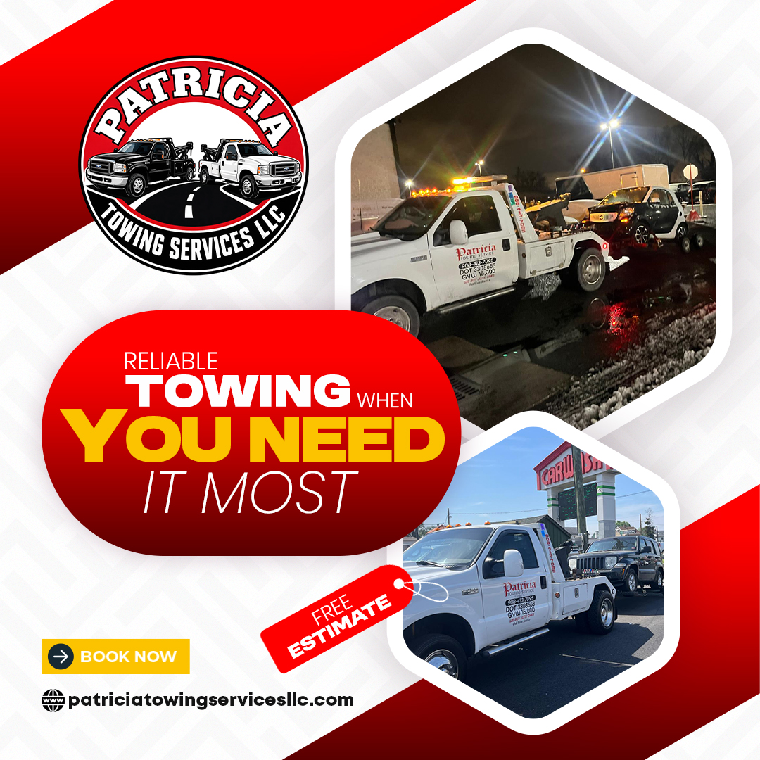 Towing service completed by Patricia Towing Services LLC