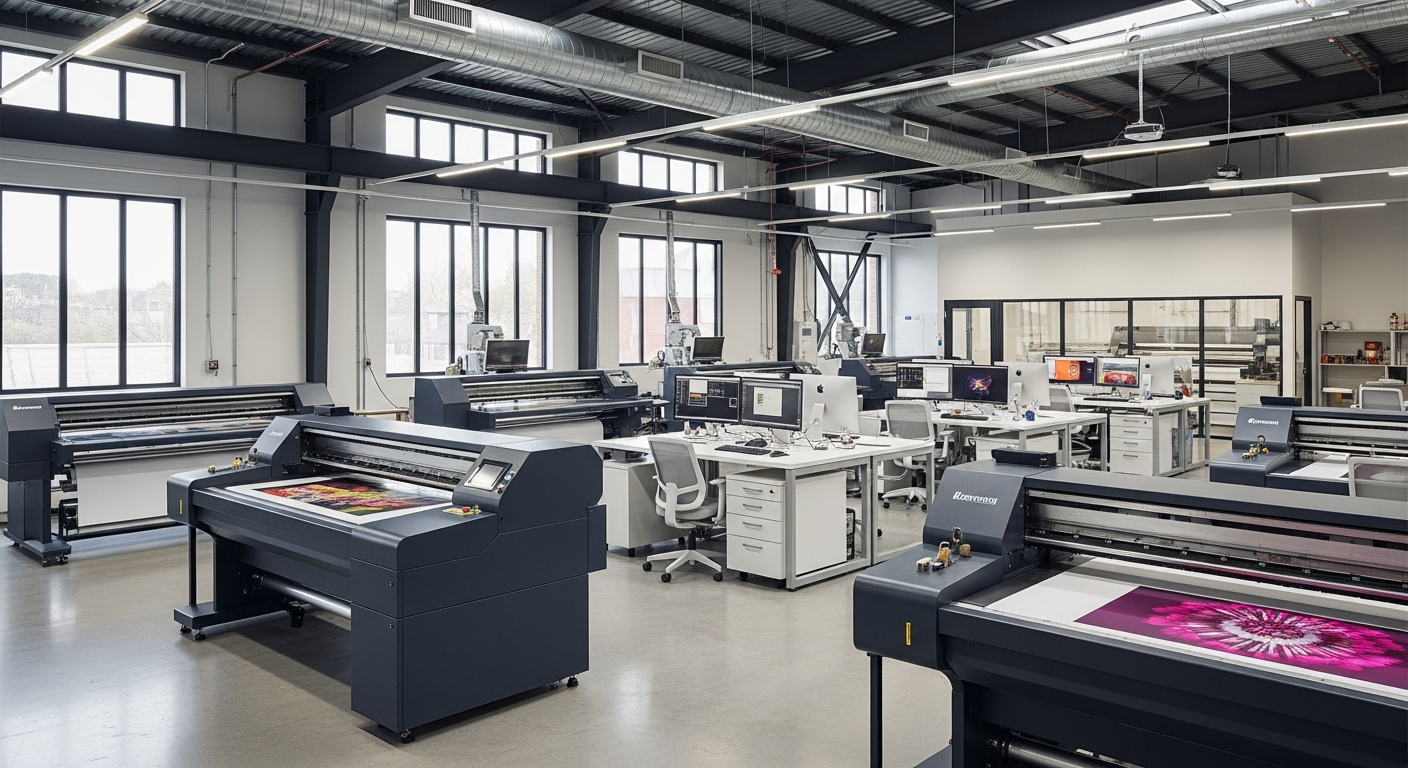 Above N Beyond print production facility and team at work