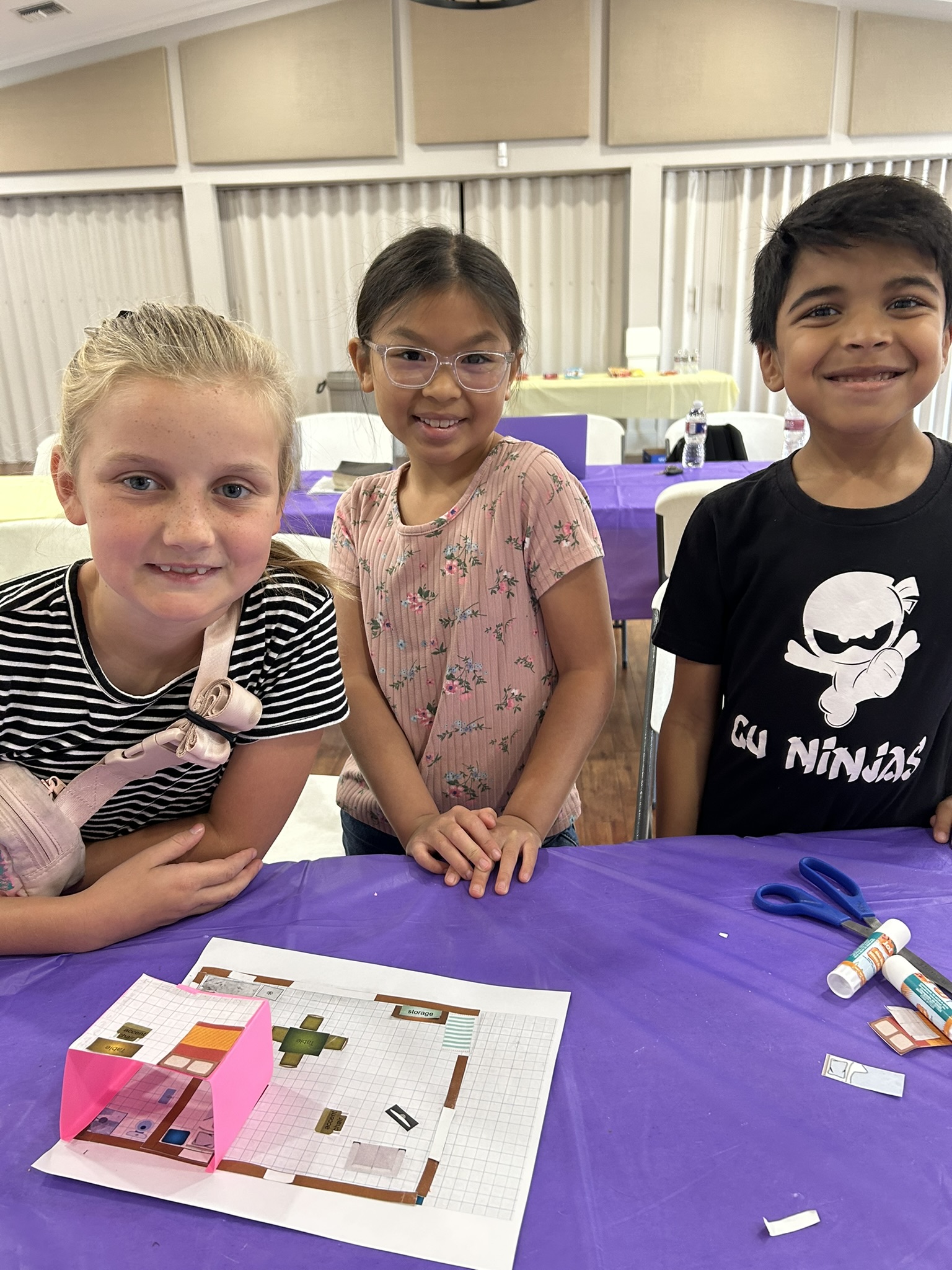Camp students designing solutions, June 2025