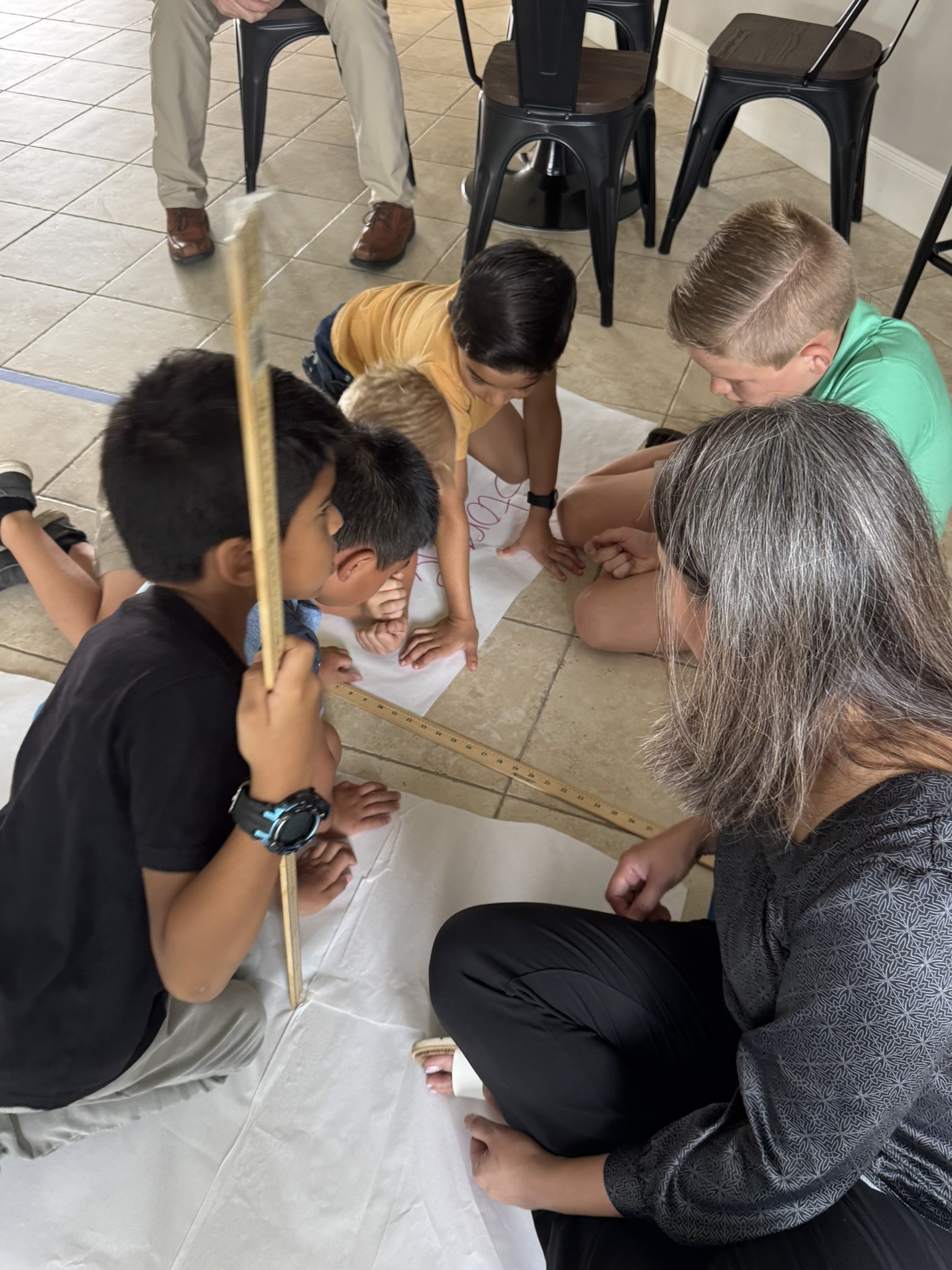 Camp students with their prototype, June 2025