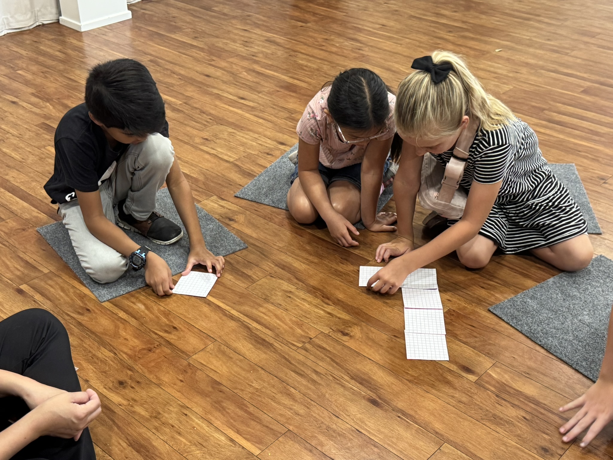 STEM camp building activity, June 2025