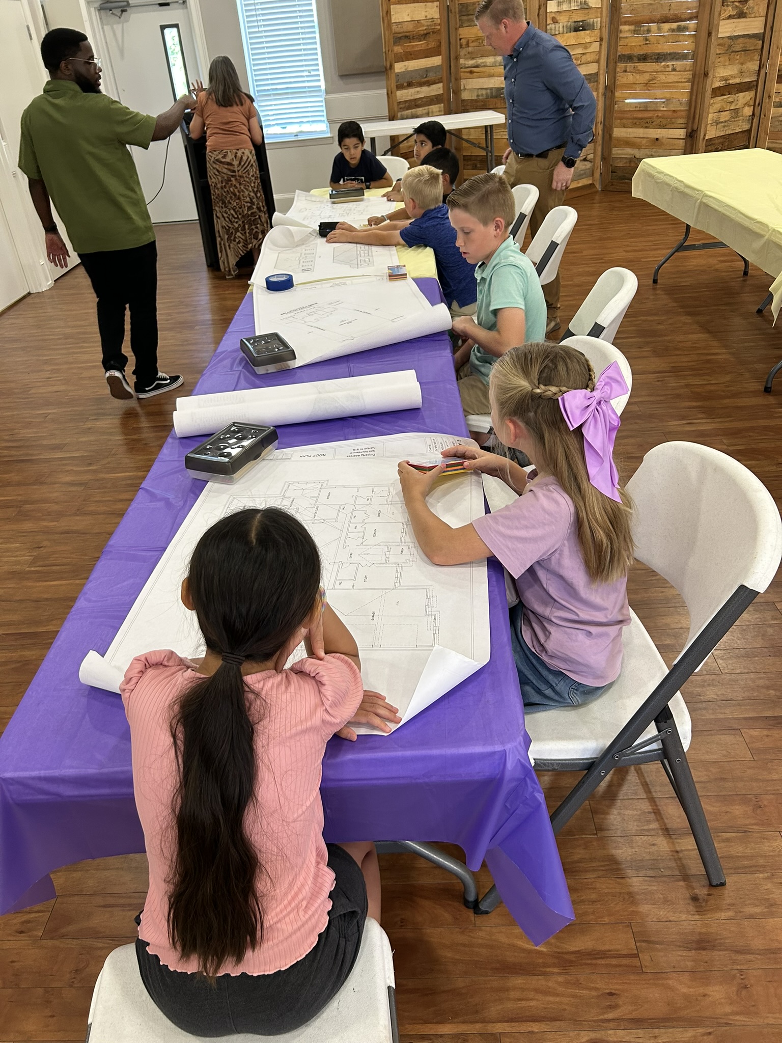 Hands-on STEM project at summer camp, June 2025