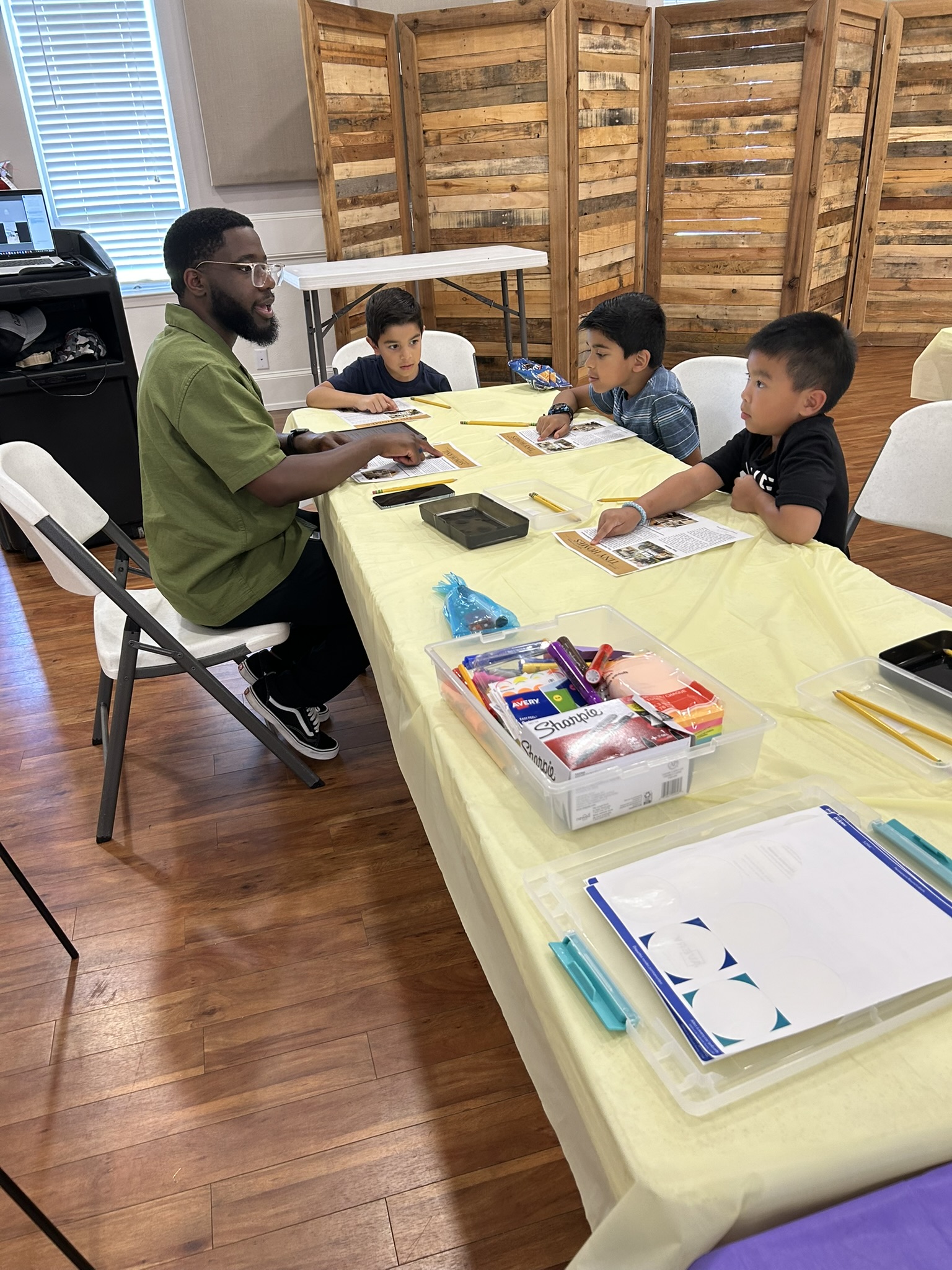 Students engineering tiny homes at summer STEM camp, June 2025