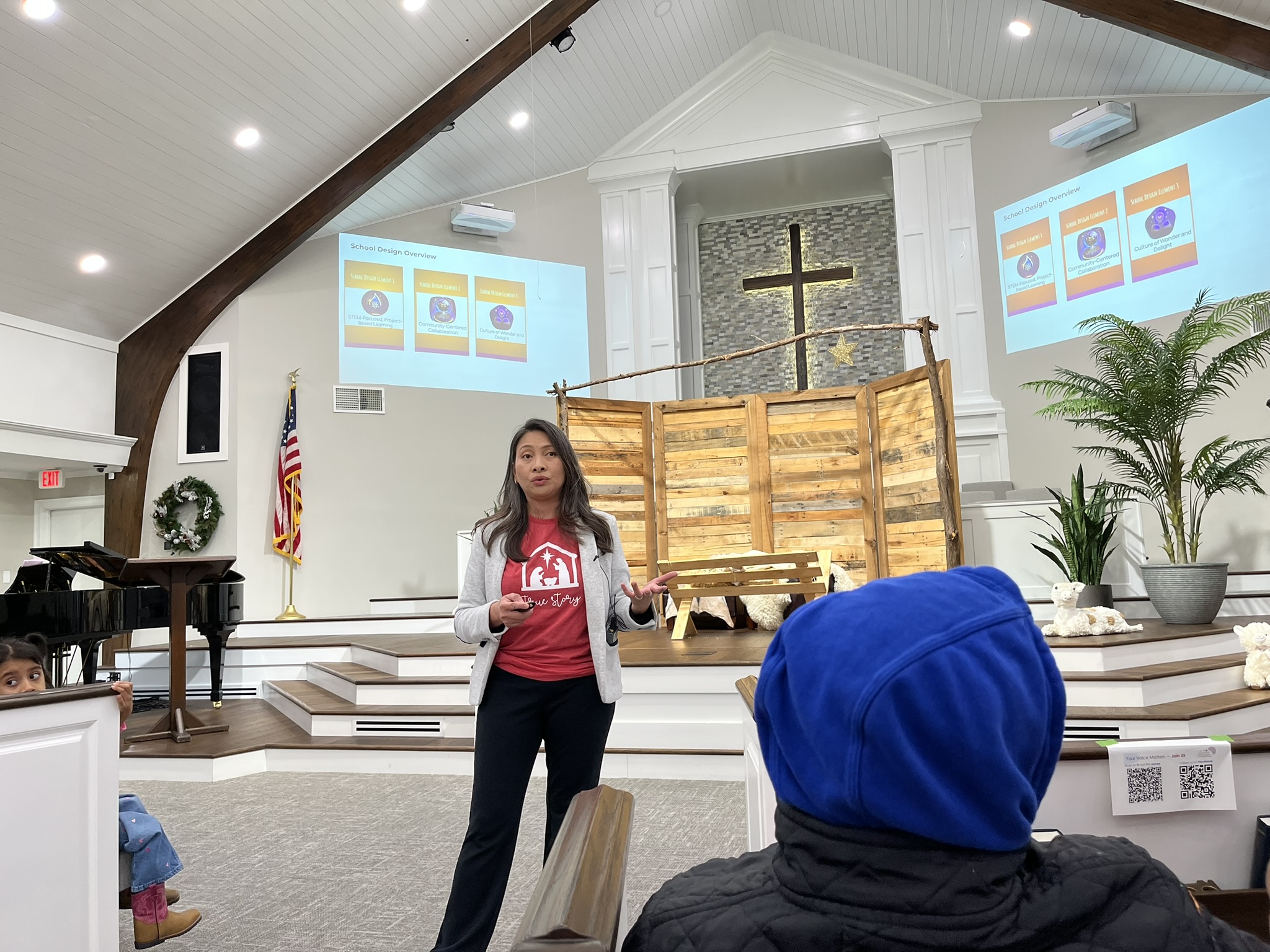 Sharing joy at the Christmas celebration, December 6, 2025