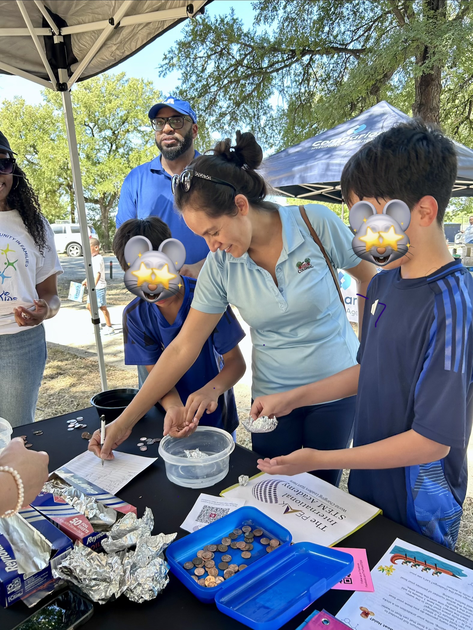 Community volunteers at the Hope 4 Kids Back-to-School Event, Sept 5, 2026