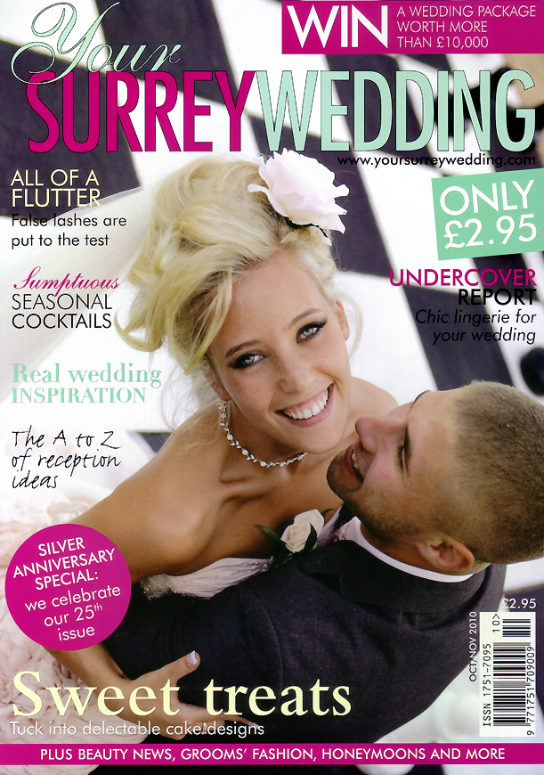 Cover of Your Surrey Wedidng Magazine, Surrey wedding photographer Cover of Your Surrey Wedidng Magazine, Surrey wedding photographer