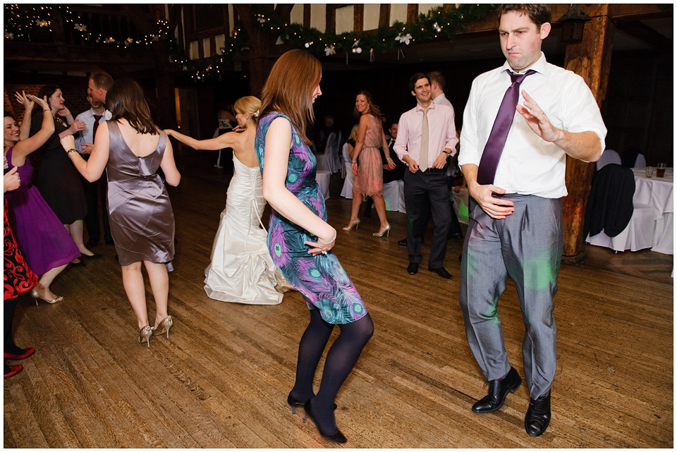 Winter Wedding Reception at Great Fosters in Surrey (71)