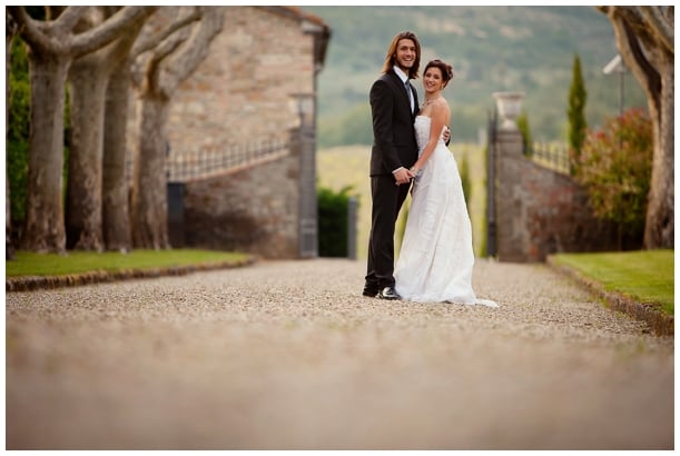Tuscany Bridal Shoot at Villa La Selva