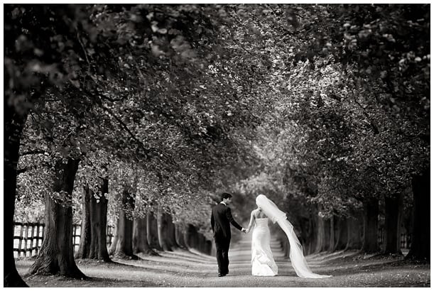 wedding at Notley Abbey