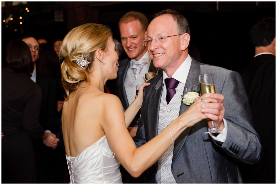Winter Wedding Reception at Great Fosters in Surrey (55)
