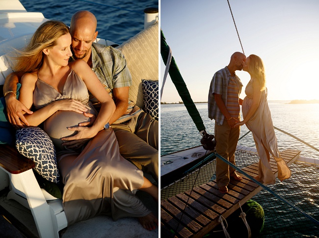 Our Maternity Shoot on a Boat