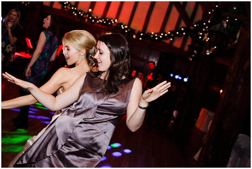 Winter Wedding Reception at Great Fosters in Surrey (67)