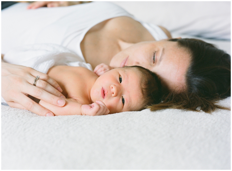 Newborn Photography on Film: Baby Caitlin