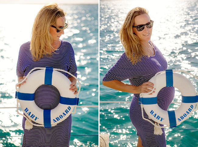 Our Maternity Shoot on a Boat