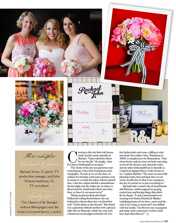 Wedding-at-The-Andaz-Modern-03 Wedding at The Andaz London published You & Your Wedding (2)
