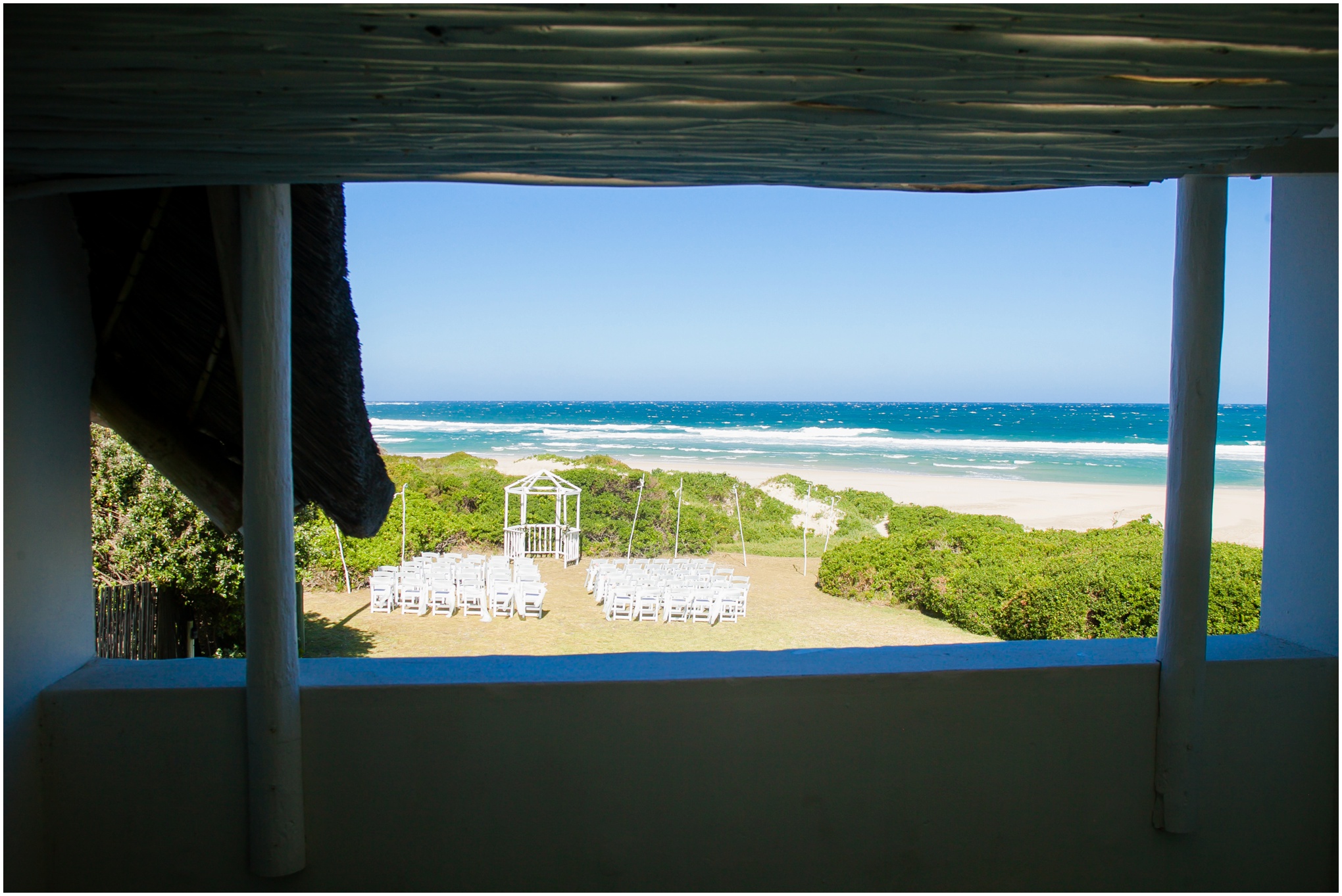 Windy Wedding at Cape St Francis Resort