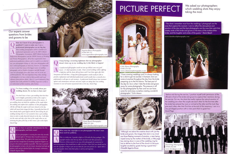 your surrey wedding Wedding Photography Feature in Your Surrey Wedding Magazine