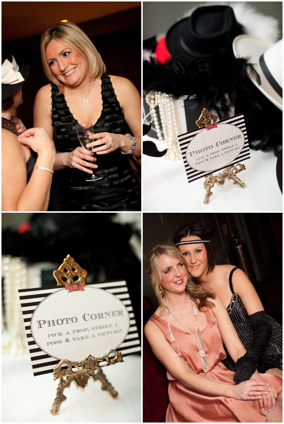1920's Flapper Themed Wedding Party  (32)