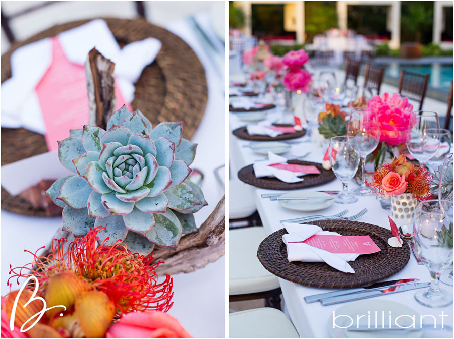 Coral Beach Wedding Decorations