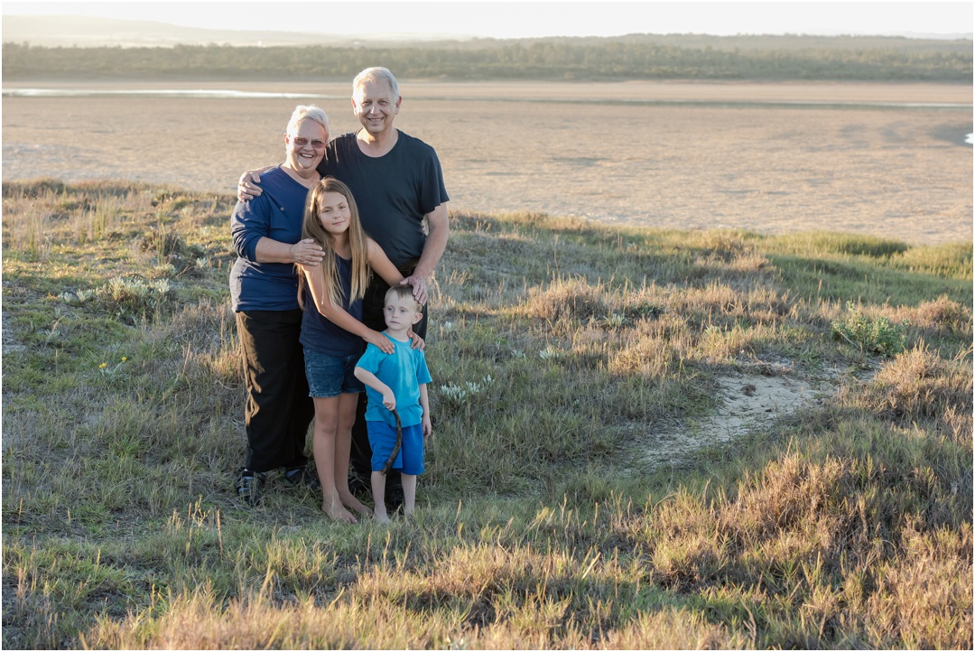 Extended family portrait in J Bay