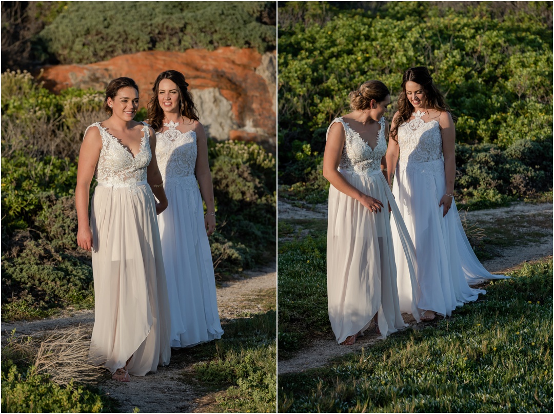 Megan and Mignon get married in Cape St Francis Resort