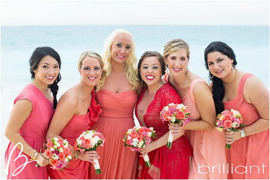 Coral Beach Wedding Decorations