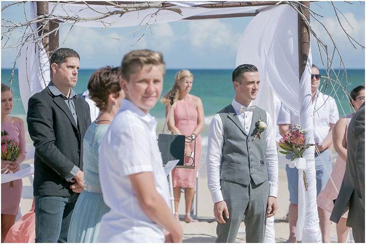 Fred and Charmaine get married on Paradise Beach