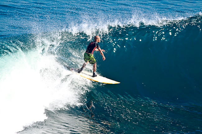 surfing in Bali pictures