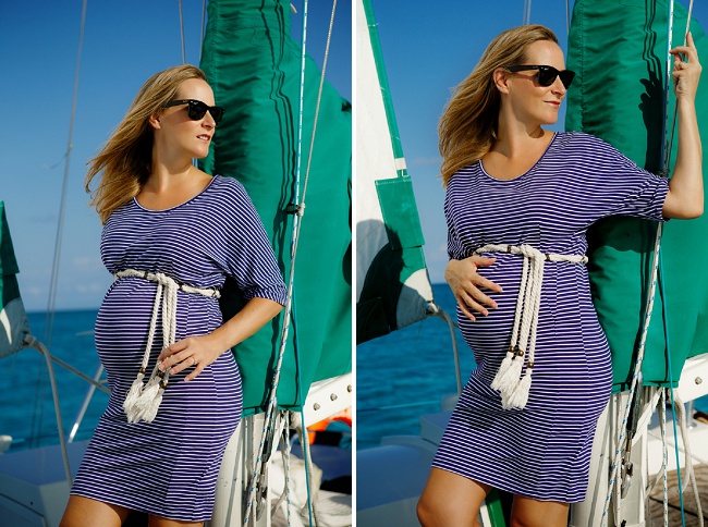 Our Maternity Shoot on a Boat