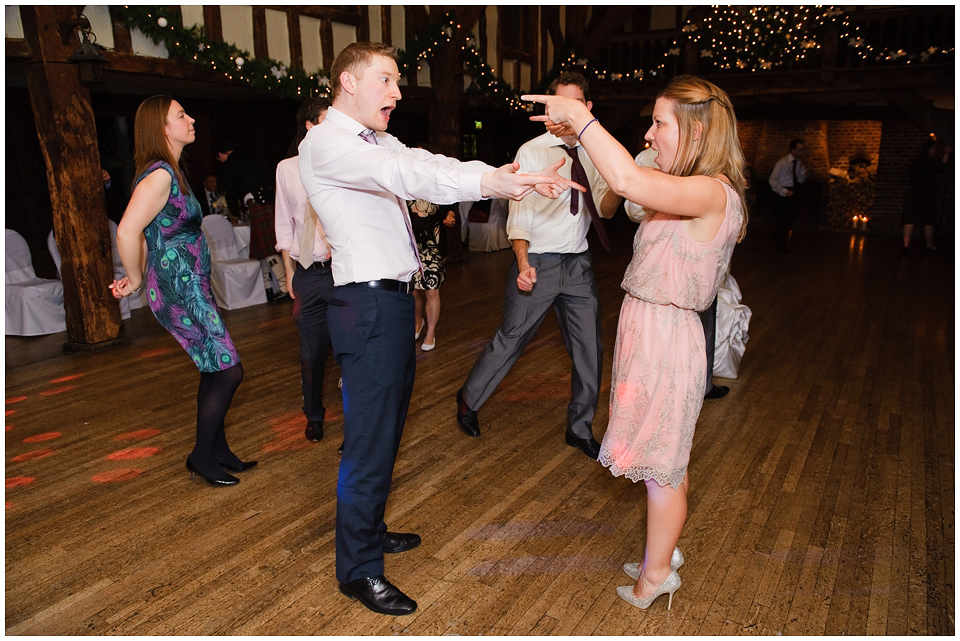 Winter Wedding Reception at Great Fosters in Surrey (73)