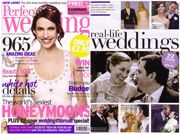Tala Game Reserve wedding published in Perfect Wedding Magazine