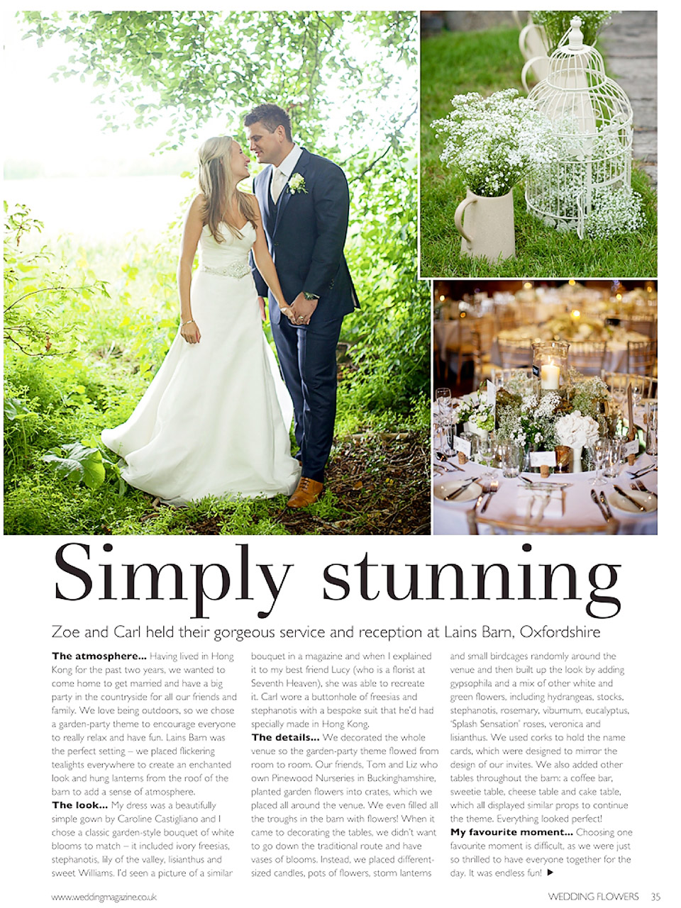 Zoeandcarl-1 Lains Barn Wedding Flowers Magazine (1)