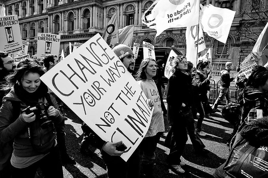G20 summit protest in London