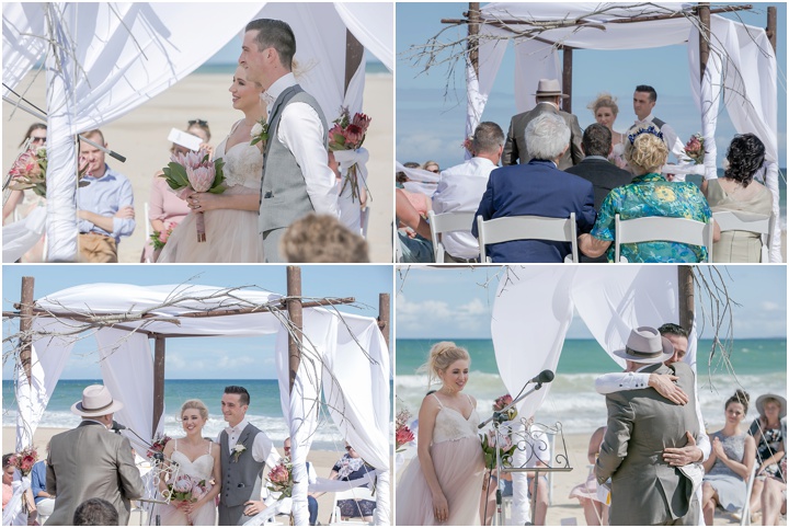 Fred and Charmaine get married on Paradise Beach
