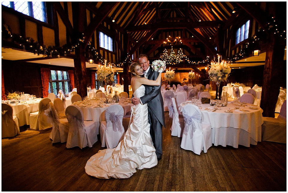 Winter Wedding Reception at Great Fosters in Surrey (25)