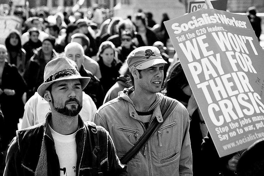 G20 summit protest in London