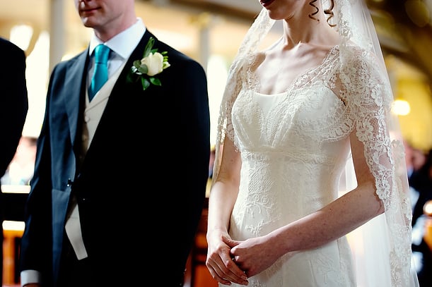 wedding at RIBA Gallery and Marylebone Parish