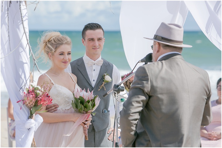 Fred and Charmaine get married on Paradise Beach