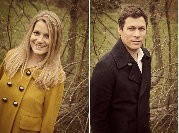 Vintage Autumn Pre-Wedding Engagement Session Surrey
