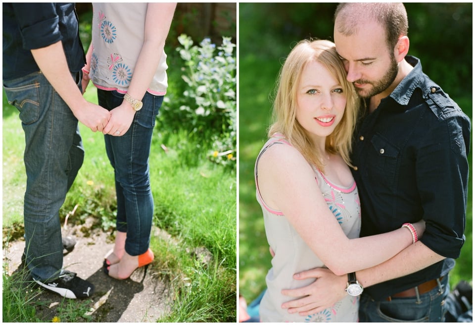 Engagement-Shoot-Film-Contax-016 Engagement Pre Wedding on Film Contax 645 UK, Surrey, London (16)