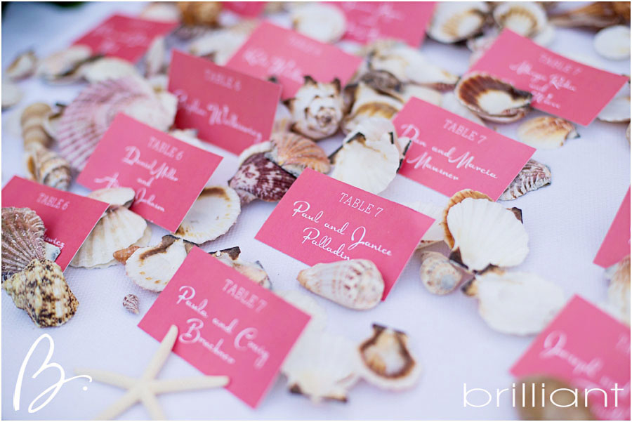 Coral Beach Wedding Decorations