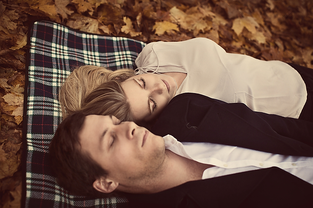 Vintage Autumn Pre-Wedding Engagement Session Surrey