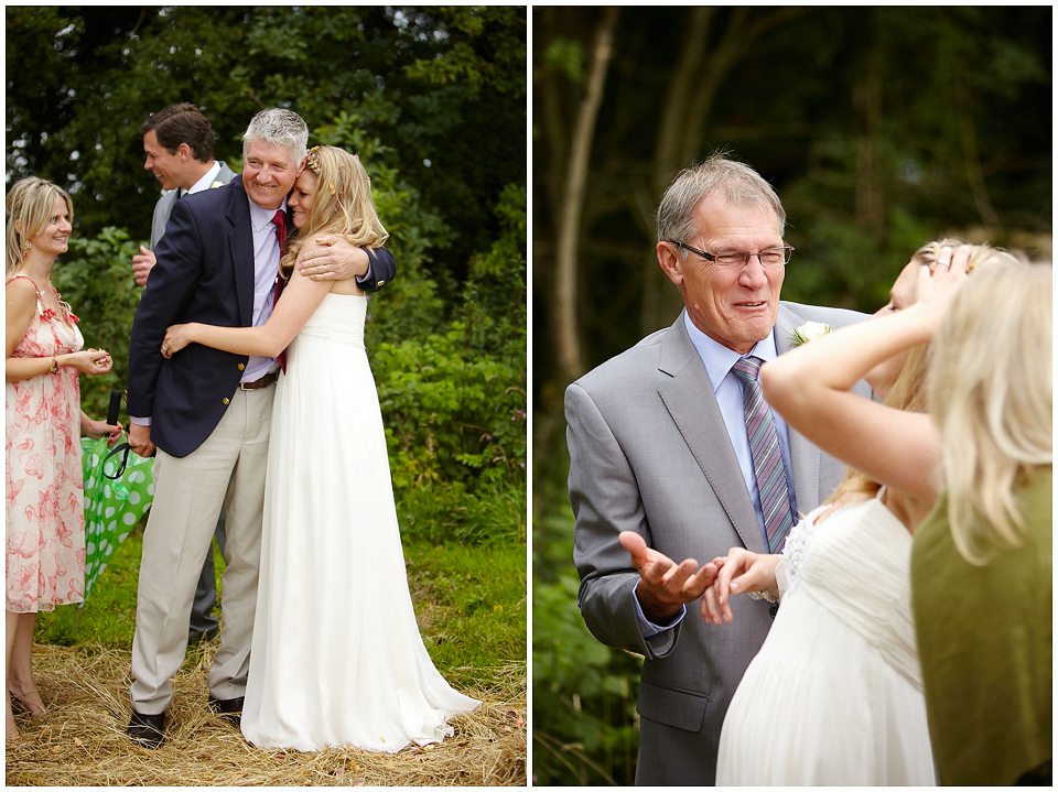 Rustic Outdoor DIY farm backyard wedding UK (77)